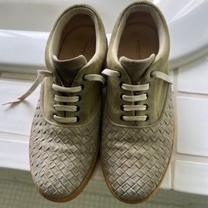 BOTTEGA VENETA MEN'S SNEAKERS - INTRECCIATO SUEDE AND LEATHER